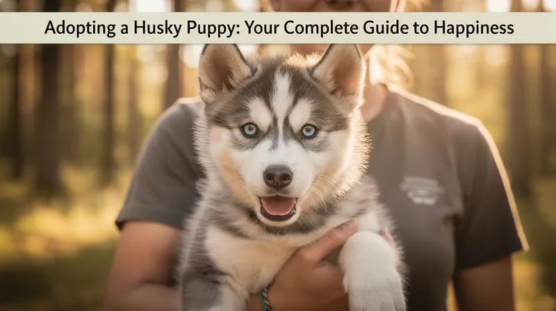 Adopter un Husky Chiot : votre guide complet pour le Bonheur